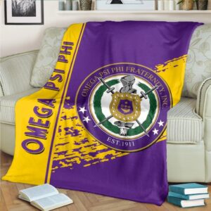 Greek Life Omega Psi Phi Premium Blanket – Bulldog Style